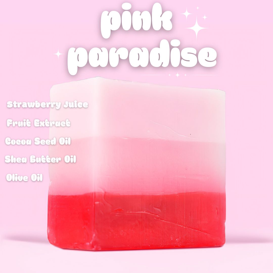 [3 Pack] Pink Paradise Soap Bar